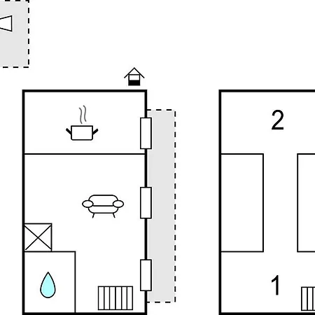 2 Bedroom Cozy In * La Meauffe