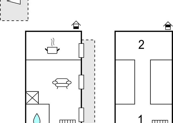 2 Bedroom Cozy In * La Meauffe